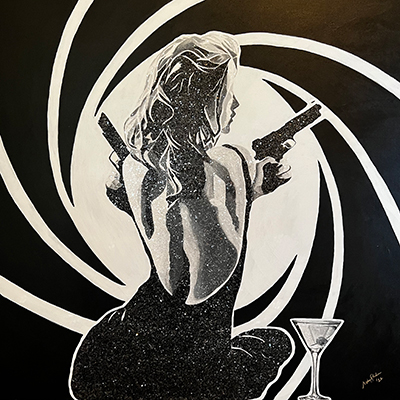 Bond Girl artwork created by Neha Shah