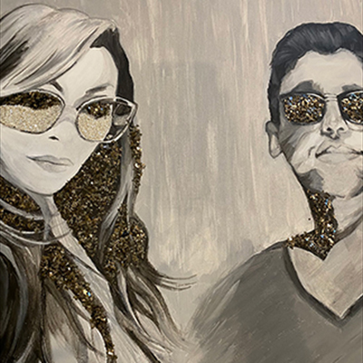 Sunglasses artwork created by Neha Shah